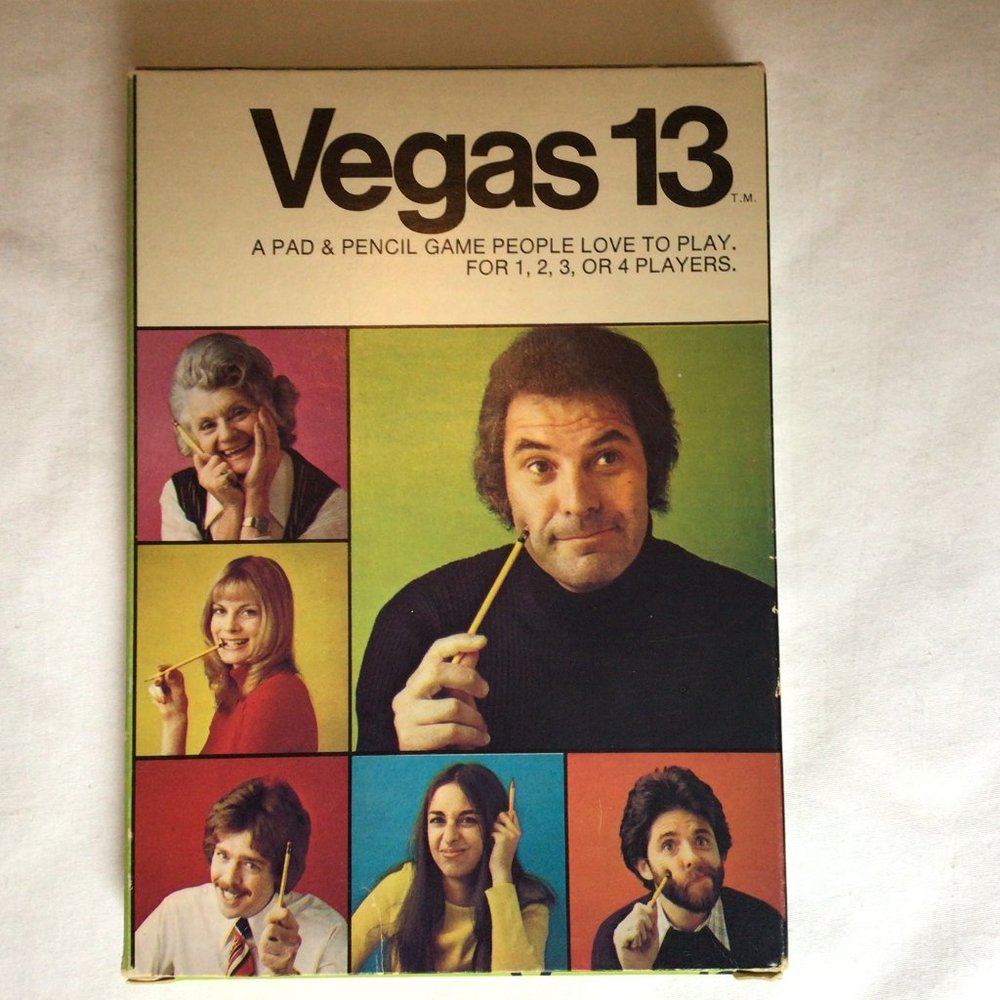 Vegas 13 Vintage 1970's Pad & Pencil Gambling Game